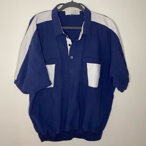VTG EUC banded bottom polo shirt